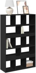 vidaXL fekete szerelt fa könyvespolc 100 x 33 x 156, 5 cm (3309367)