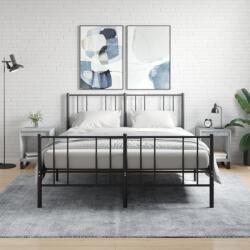 vidaXL 2 db betonszürke szerelt fa éjjeliszekrény 40 x 35 x 50 cm (830741)