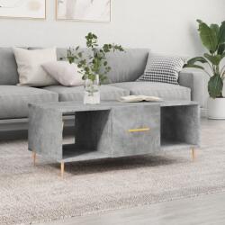 vidaXL betonszürke szerelt fa dohányzóasztal 102 x 50 x 40 cm (829288)