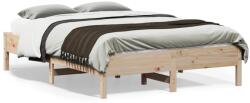 vidaXL tömör fenyőfa ágy matrac nélkül 140 x 190 cm (842714)