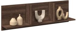 vidaXL barna tölgy színű szerelt fa faliszekrény 100 x 16, 5 x 30 cm (854865) - vidaxl