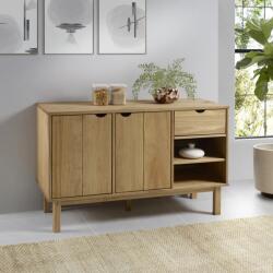 vidaXL OTTA tömör fenyőfa tálalószekrény 114 x 43 x 73, 5 cm (351300)