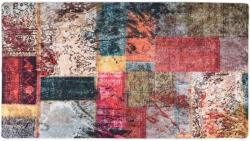vidaXL többszínű foltvarrott csúszásmentes mosható szőnyeg 190x300 cm (337968)