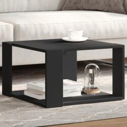 vidaXL fekete szerelt fa dohányzóasztal 51, 5 x 51, 5 x 30 cm (848137) - vidaxl