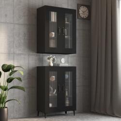 vidaXL fekete függő faliszekrény 69, 5 x 34 x 90 cm (812286) - vidaxl