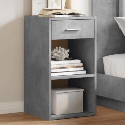 vidaXL 2 db betonszürke szerelt fa éjjeliszekrény 35 x 34 x 65 cm (840583)
