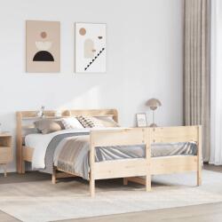 vidaXL tömör fenyőfa ágy matrac nélkül 140 x 190 cm (3306939)