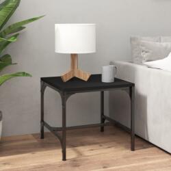 vidaXL fekete szerelt fa kisasztal 40x40x35 cm (819402)