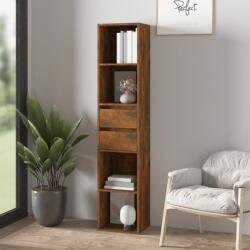 vidaXL füstös tölgy színű szerelt fa könyvszekrény 36 x 30 x 171 cm (815534)
