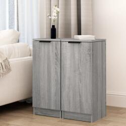 vidaXL 2 db szürke sonoma színű szerelt fa tálalószekrény 30x30x70 cm (817009)