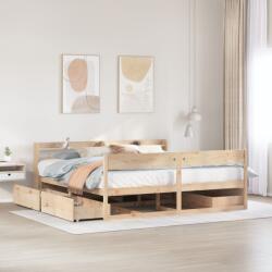 vidaXL tömör fenyőfa ágy matrac nélkül 180 x 200 cm (3307113)