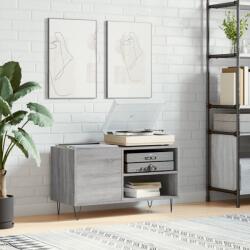 vidaXL szürke sonoma színű szerelt fa hanglemezszekrény 85x38x48 cm (831706)
