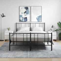 vidaXL 2 db magasfényű fehér szerelt fa éjjeliszekrény 40x35x50 cm (830689)
