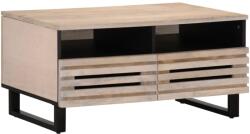 vidaXL tömör mangófa dohányzóasztal 80 x 55 x 40 cm (377503)