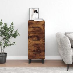 vidaXL füstös tölgy színű szerelt fa tálalószekrény 34, 5 x 34 x 90 cm (828633) - vidaxl