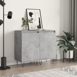 vidaXL 2 db betonszürke szerelt fa tálalószekrény 40 x 35 x 70 cm (831061)