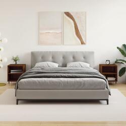 vidaXL 2 db barna tölgyszínű szerelt fa éjjeliszekrény 40x30x50 cm (826779)