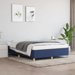 vidaXL kék szövet ágykeret matrac nélkül 140 x 190 cm (347163)