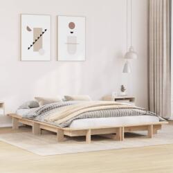 vidaXL tömör fenyőfa ágy matrac nélkül 135 x 190 cm (850674)