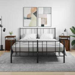 vidaXL 2 db barna tölgyszínű szerelt fa éjjeliszekrény 40 x 42 x 60 cm (826042)