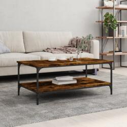 vidaXL füstös tölgy színű szerelt fa dohányzóasztal 100x55x40 cm (832835) - vidaxl