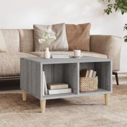 vidaXL szürke sonoma színű szerelt fa dohányzóasztal 60 x 50 x 36, 5 cm (821034)