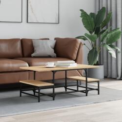 vidaXL sonoma tölgy színű szerelt fa dohányzóasztal 100 x 50, 5 x 40 cm (835375) - vidaxl
