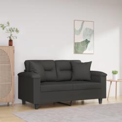 vidaXL 2 db sötétszürke mikroszálas szövet díszpárna 40 x 40 cm (349497)