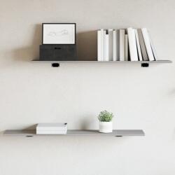 vidaXL 4 db szürke sonoma színű szerelt fa fali polc 100 x 20 x 1, 5 cm (838293)