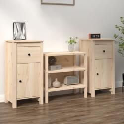 vidaXL 2 db tömör fenyőfa tálalószekrény 40 x 35 x 80 cm (813755)