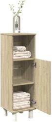 vidaXL sonoma tölgy színű szerelt fa fürdőszobaszekrény 30, 5x30x95 cm (849630)