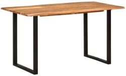 vidaXL tömör akácfa étkezőasztal 140 x 70 x 76 cm (286474)