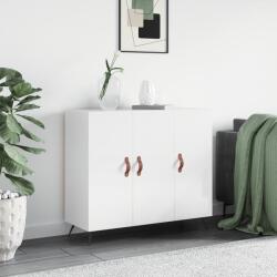 vidaXL magasfényű fehér szerelt fa tálalószekrény 90 x 34 x 80 cm (828078) - vidaxl