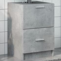 vidaXL betonszürke szerelt fa mosdószekrény 40 x 37 x 59 cm (848104)
