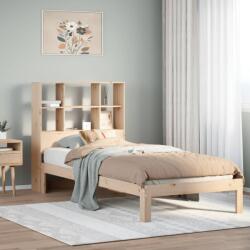 vidaXL tömör fenyőfa könyvespolcos ágy matrac nélkül 75 x 190 cm (3322546)