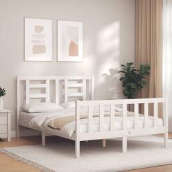 vidaXL fehér tömör fenyőfa ágy matrac nélkül 120 x 200 cm (3192877)