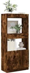 vidaXL füstös tölgy színű szerelt fa magasszekrény 63 x 33 x 140 cm (855110)