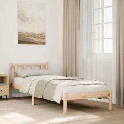 vidaXL tömör fenyőfa extra hosszú ágykeret matrac nélkül 90 x 220 cm (852444)