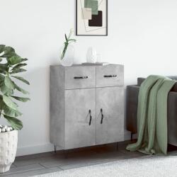 vidaXL betonszürke szerelt fa tálalószekrény 69, 5 x 34 x 90 cm (827976)