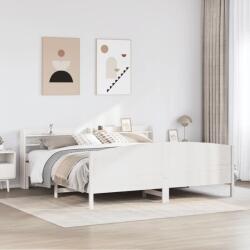 vidaXL fehér tömör fenyőfa ágy matrac nélkül 180 x 200 cm (3306958)