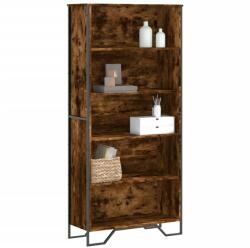 vidaXL füstös tölgy színű szerelt fa könyvszekrény 80 x 31 x 169 cm (3295314)