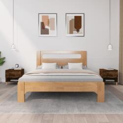vidaXL 2 db füstös tölgyszínű szerelt fa éjjeliszekrény 50x46x50 cm (819543) - vidaxl