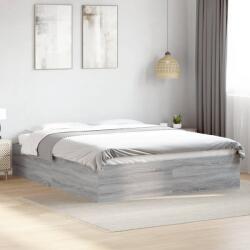 vidaXL sonoma tölgyszínű szerelt fa ágykeret 160 x 200 cm (3281005)