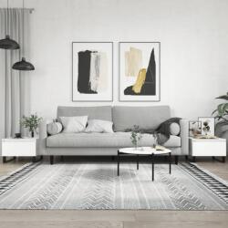 vidaXL 2 db fehér szerelt fa dohányzóasztal 50 x 46 x 35 cm (830877)