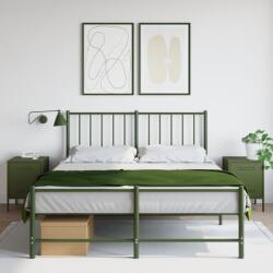 vidaXL 2 db olívazöld acél éjjeliszekrény 36 x 39 x 50, 5 cm (842919)
