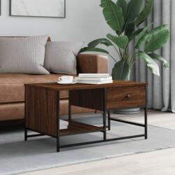 vidaXL barna tölgyszínű szerelt fa dohányzóasztal 85, 5 x 51 x 45 cm (835343) - vidaxl