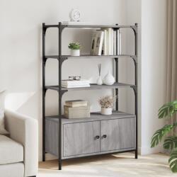 vidaXL 3 szintes szürke sonoma szerelt fa könyvespolc 70x30x109, 5 cm (838996)