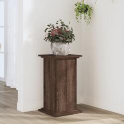 vidaXL barna tölgy színű szerelt fa növényállvány 33 x 33 x 60 cm (852966) - vidaxl
