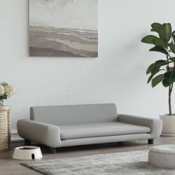 vidaXL világosszürke bársony kutyaágy 100 x 54 x 33 cm (171982) - vidaxl