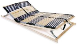 vidaXL 7 zónás 42 léces ágyrács 100 x 200 cm (246476)